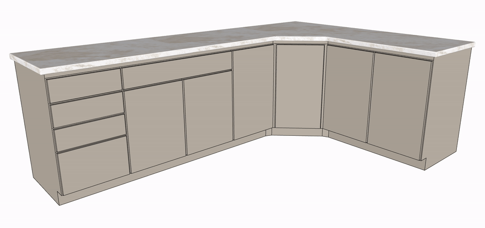Cabinet front and hardware styles